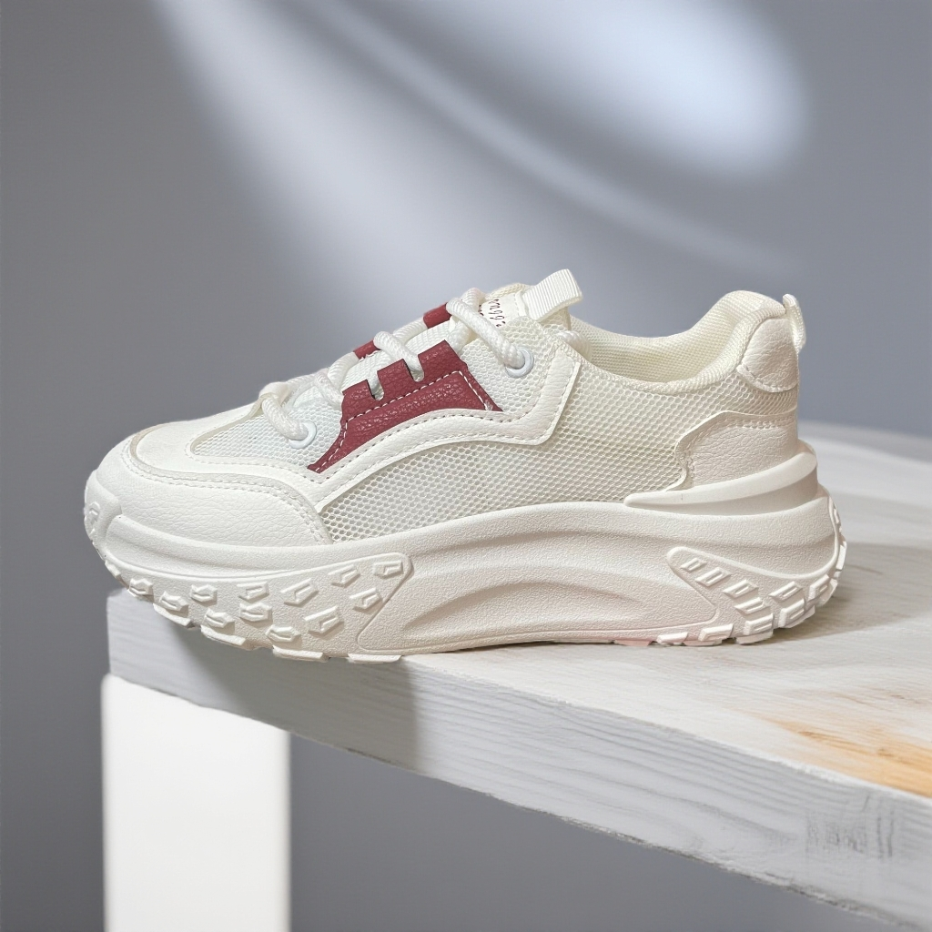 女生潮流百搭网面休闲老爹鞋1241