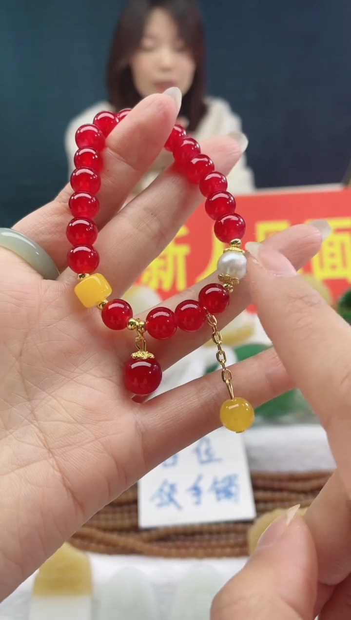 【闪购商品】石英质玉颈饰合金9