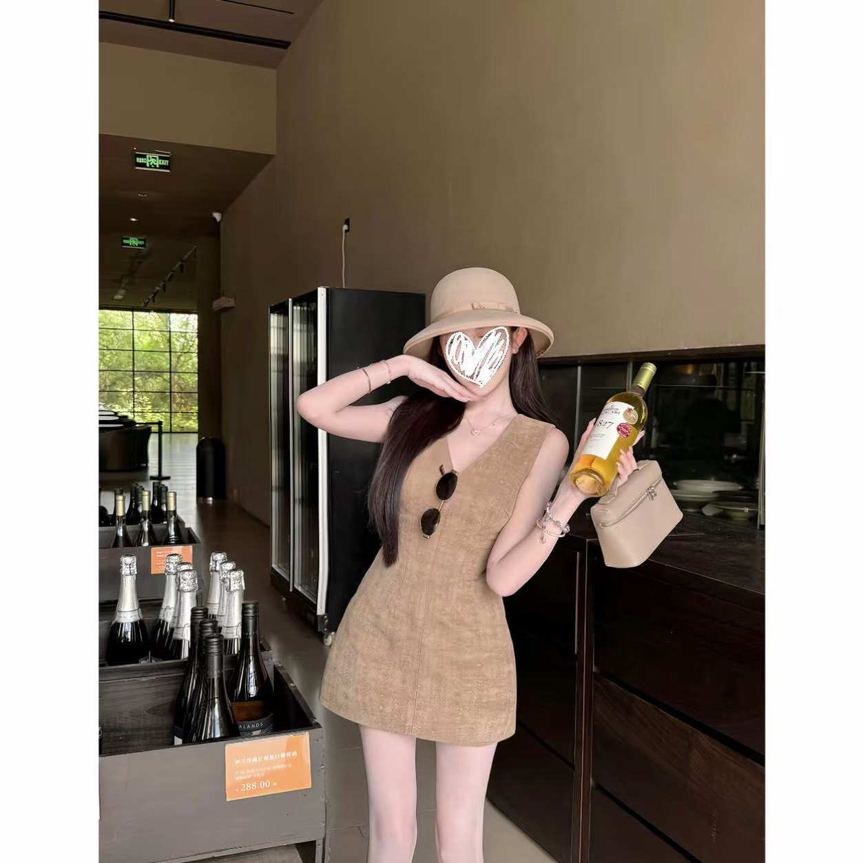 【高智lady】时尚气质无袖连衣裙