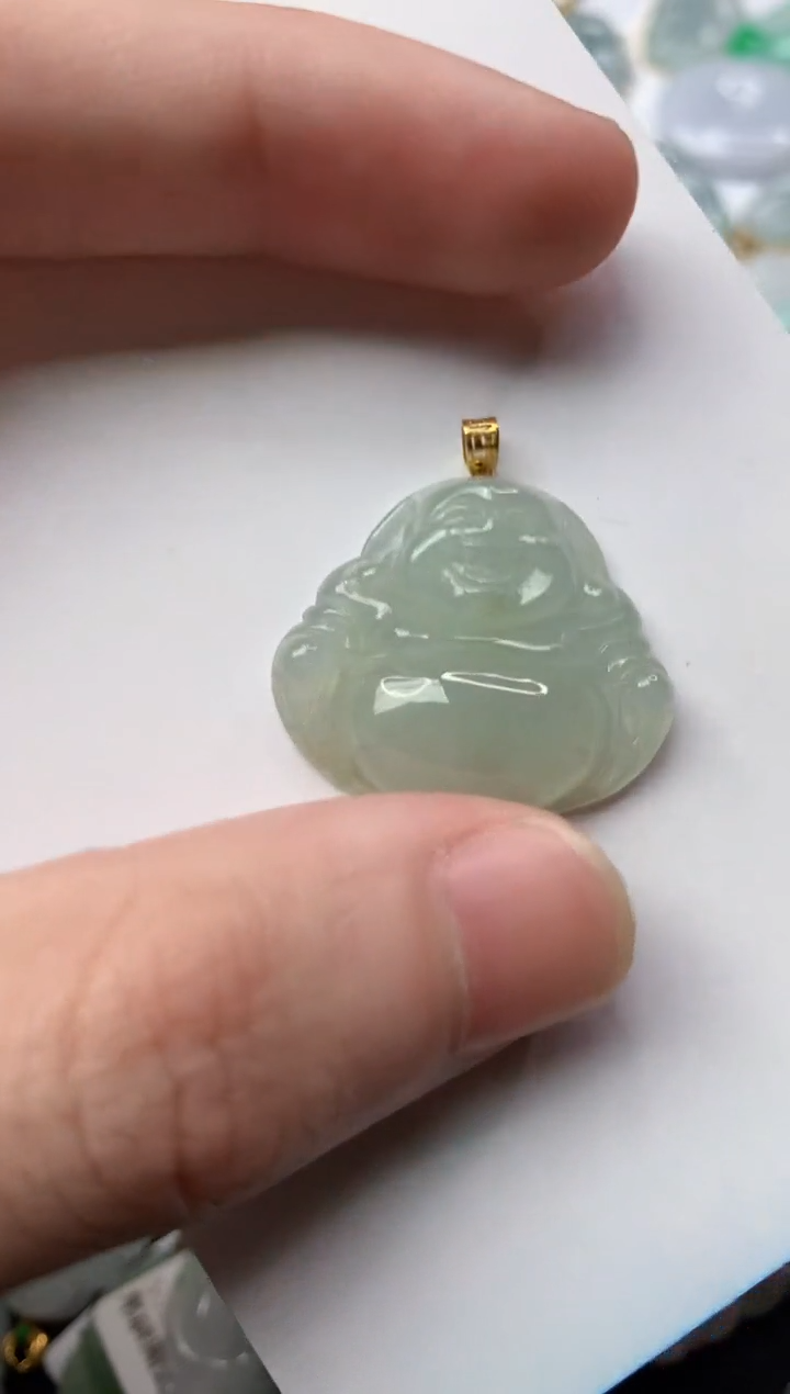 【闪购商品】翡翠颈饰18K金镶嵌2............