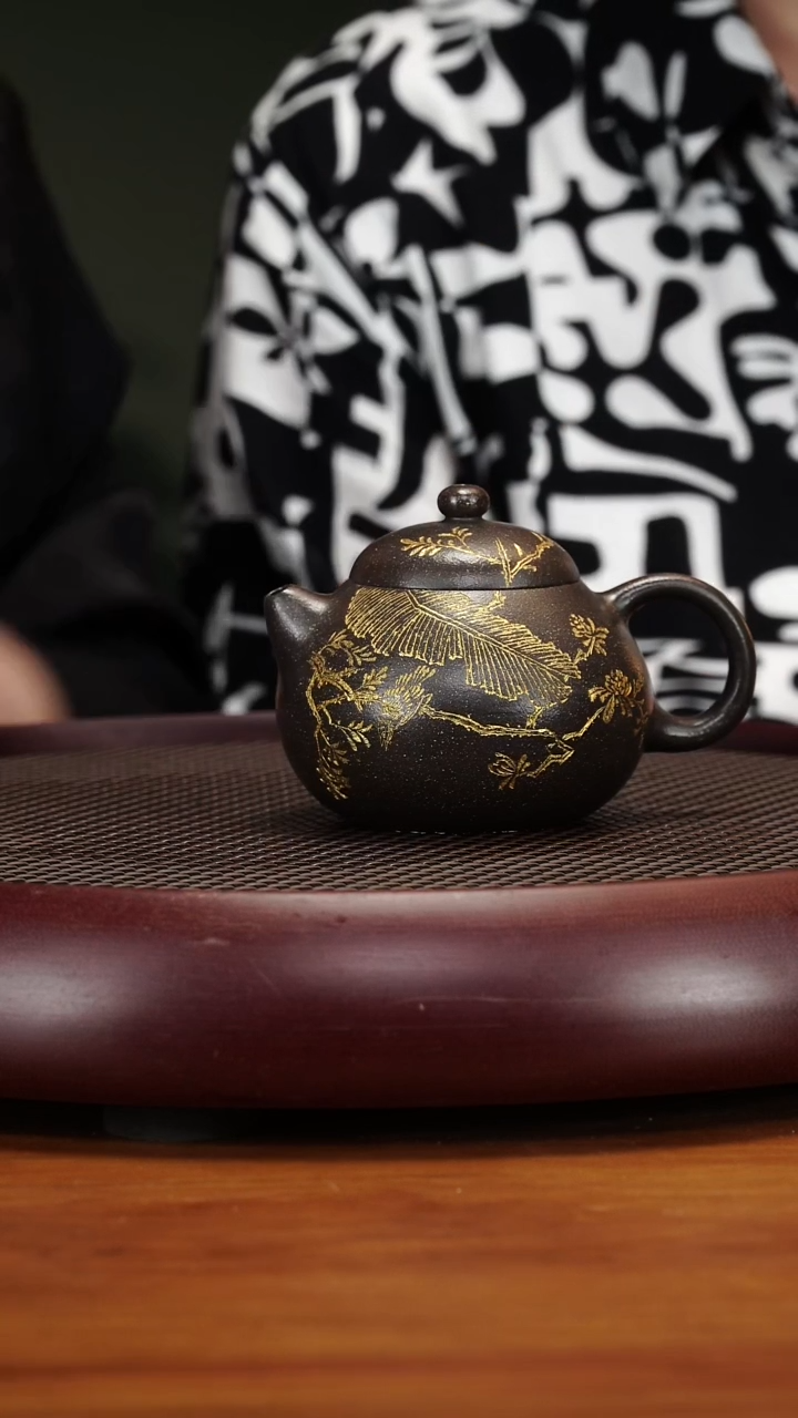 茶壶紫砂6ZXJ文旦大彬金砂240cc