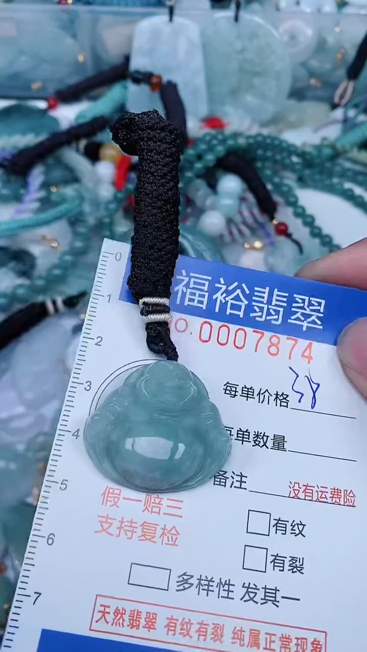 【闪购商品】翡翠颈饰未镶嵌...0007874