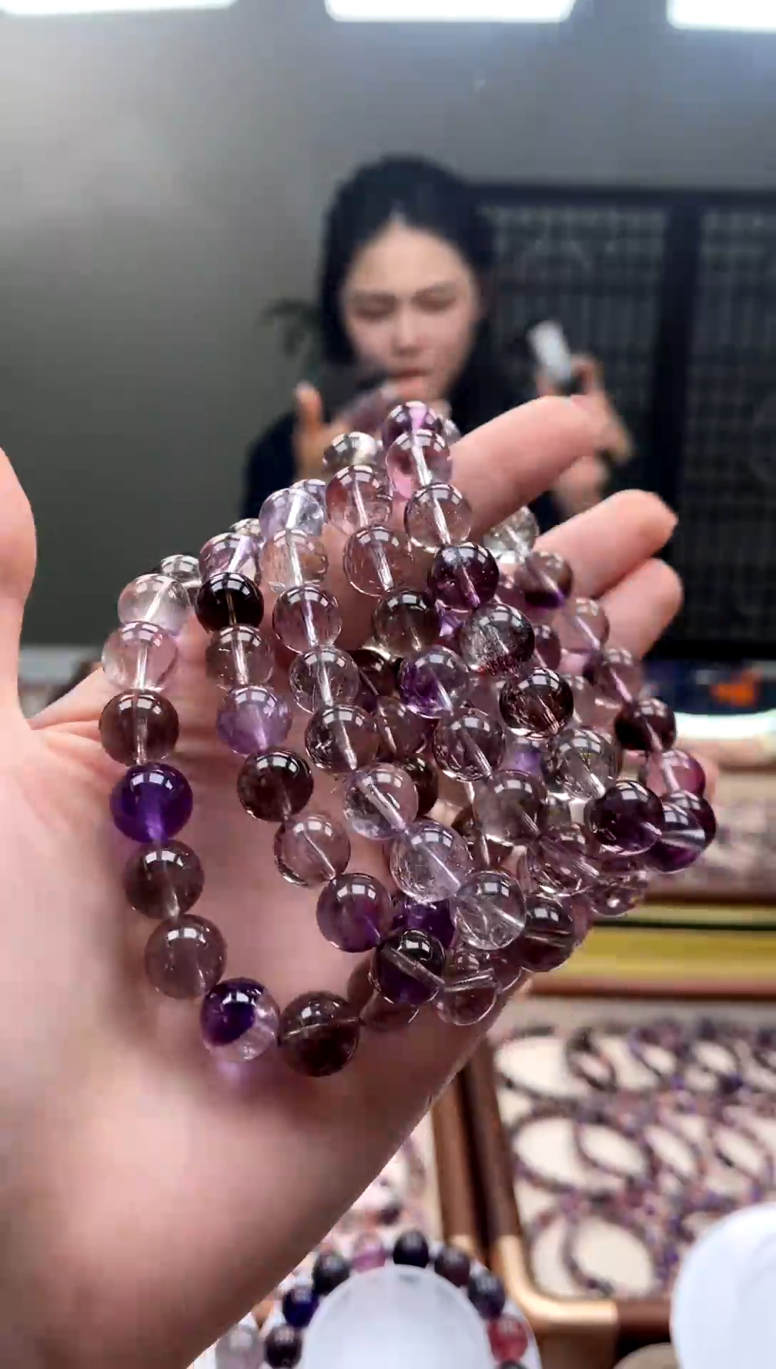 未镶嵌手串水晶【迎迎甄选】超七仙女超手串10mm 多样性发一