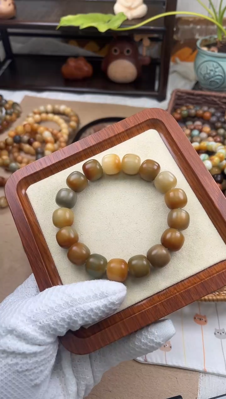 手串菩提根/象牙果a145 卡15 干磨糖壳