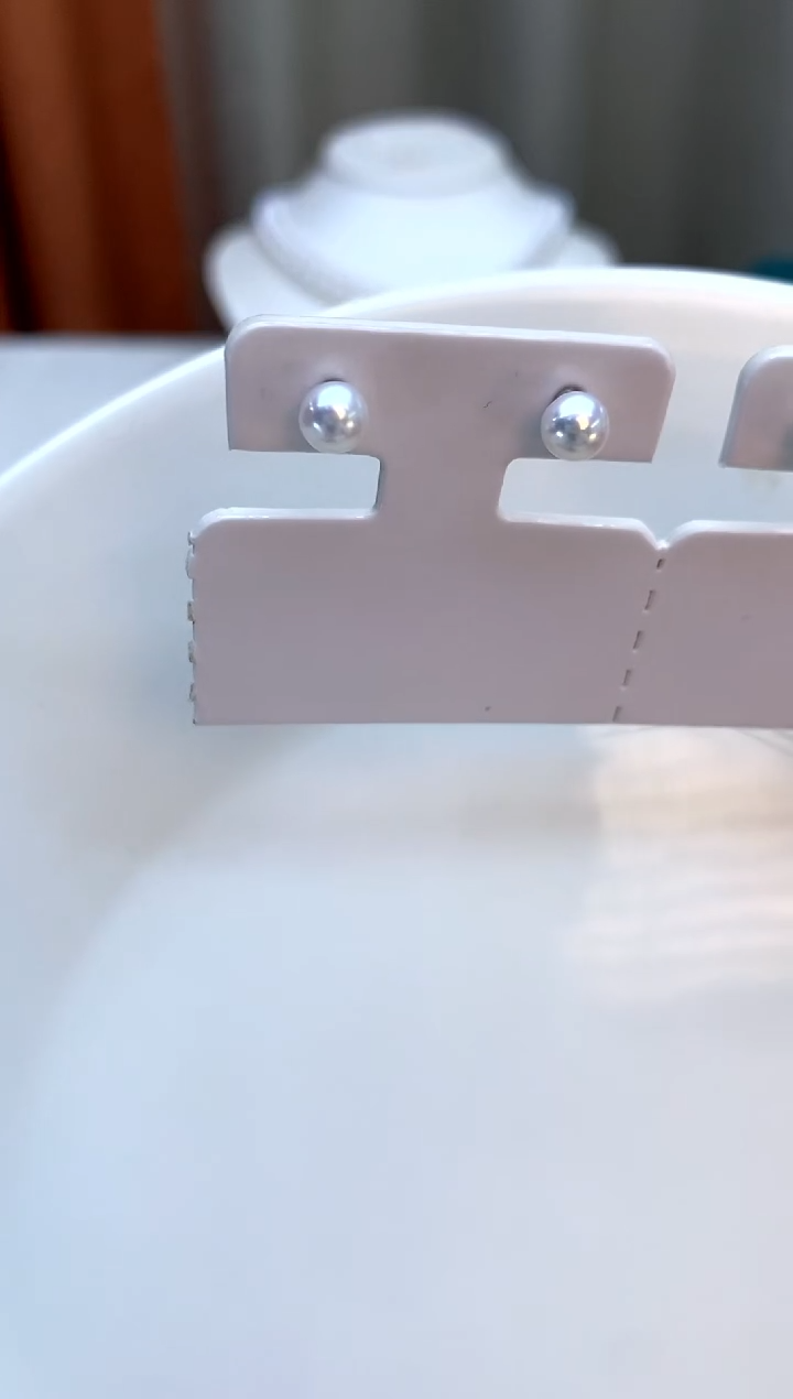 【闪购商品】淡水珍珠耳钉银S925镶嵌5-6