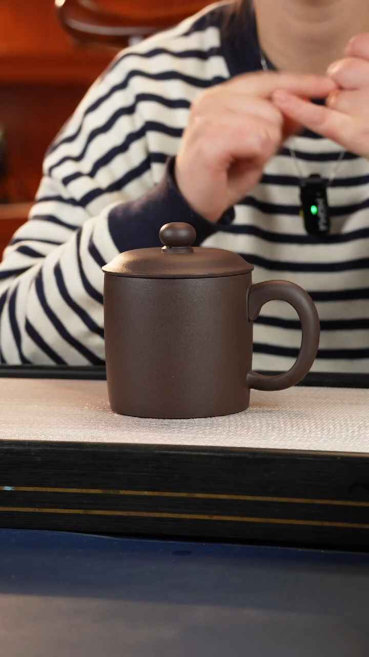 【闪购商品】紫砂茶杯宜兴原矿紫砂老紫泥老板杯