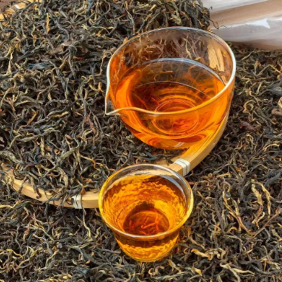 送礼云南南糯山晒红金毫芽头肥硕香气高长散装