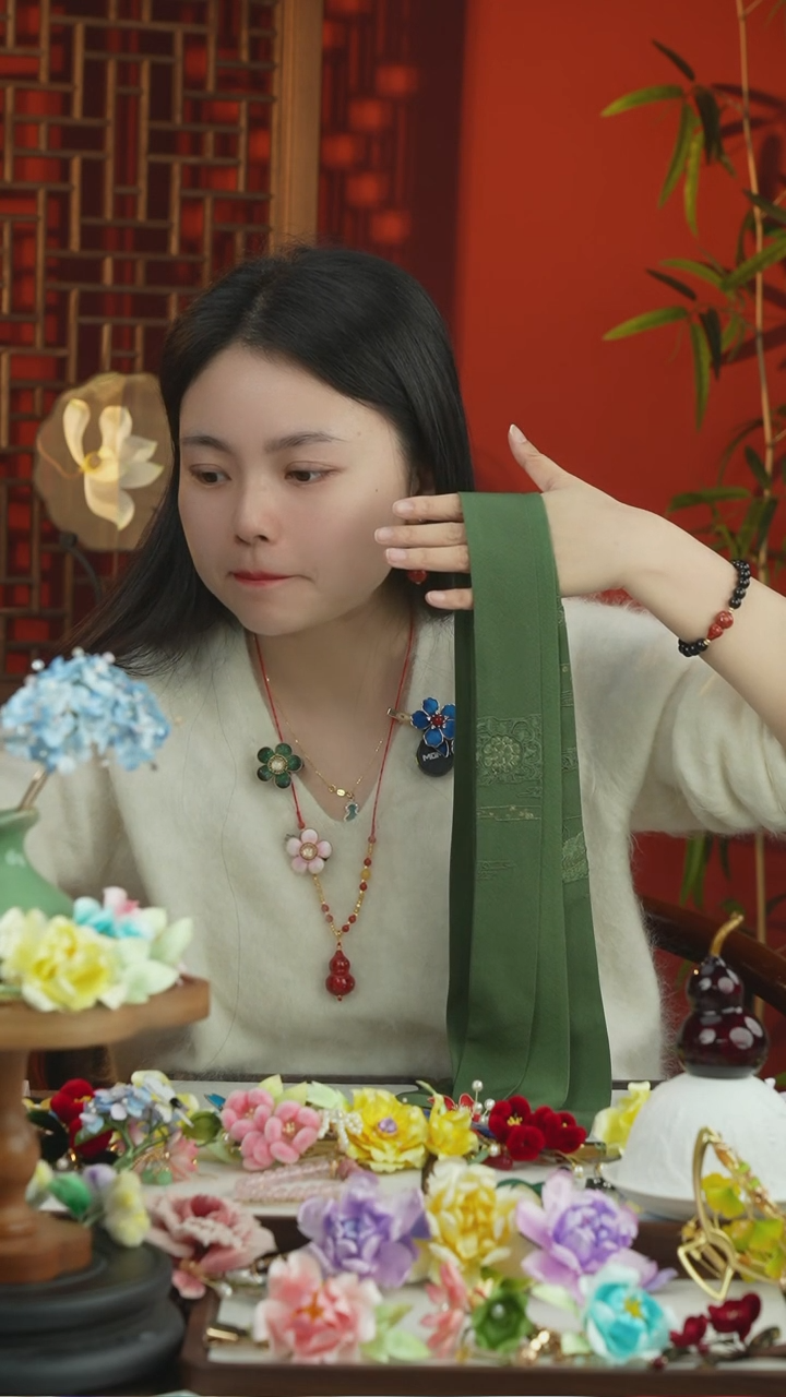 刺绣闪购纯手工非遗国风饰品