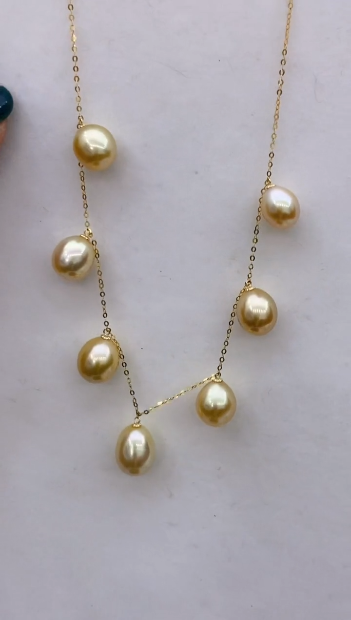 【闪购商品】海水珍珠吊坠18K金镶嵌53 9-10mm