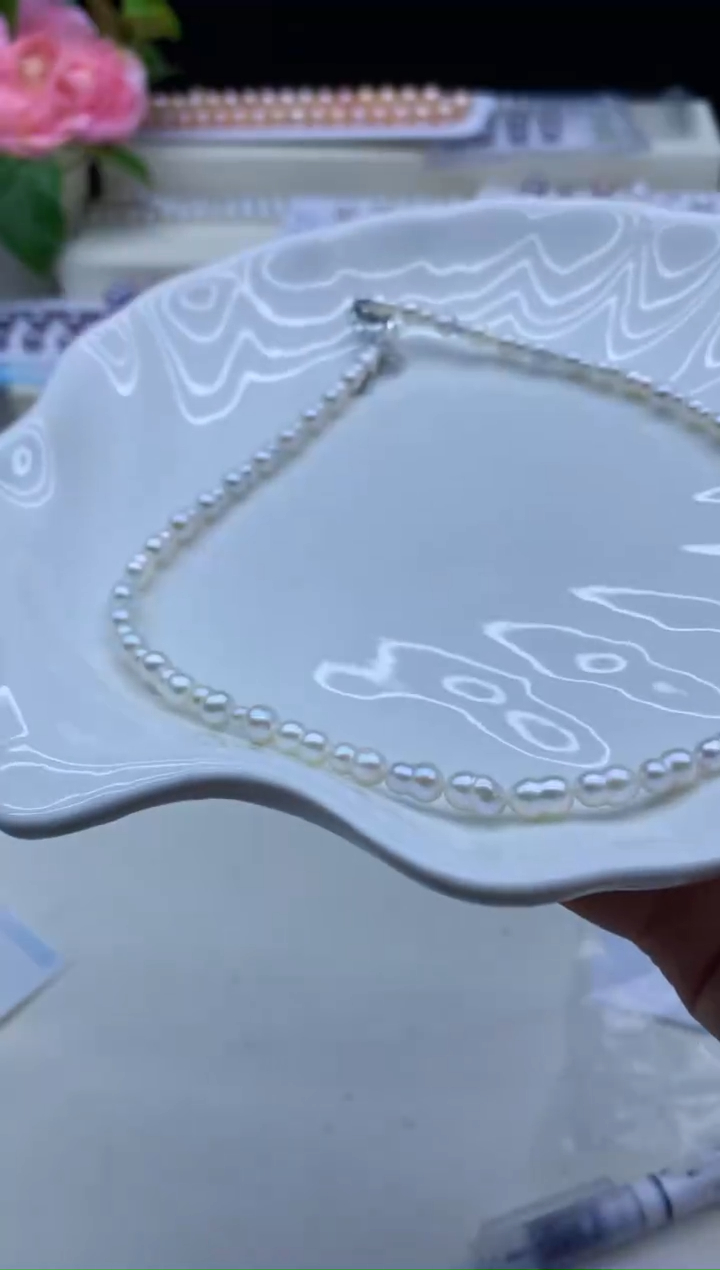 【闪购商品】淡水珍珠颈饰未镶嵌淡水珍珠项链