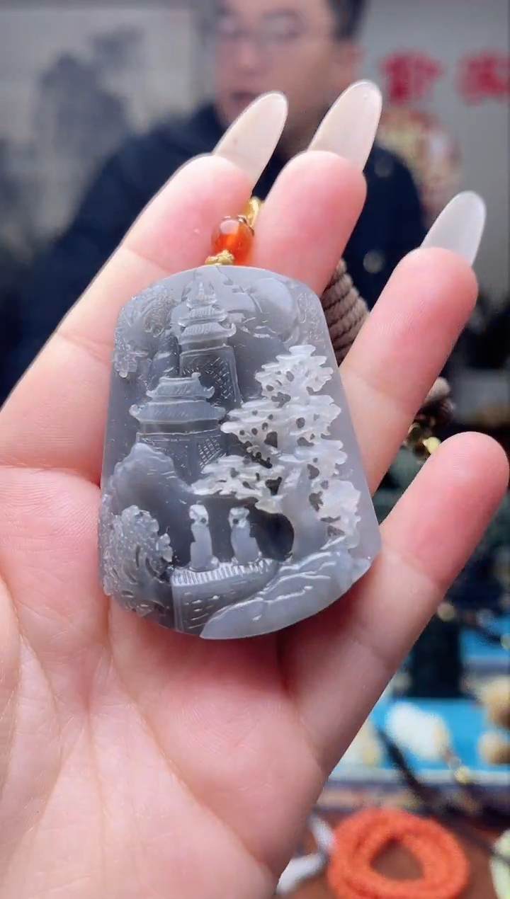 【闪购商品】和田玉挂件未镶嵌1