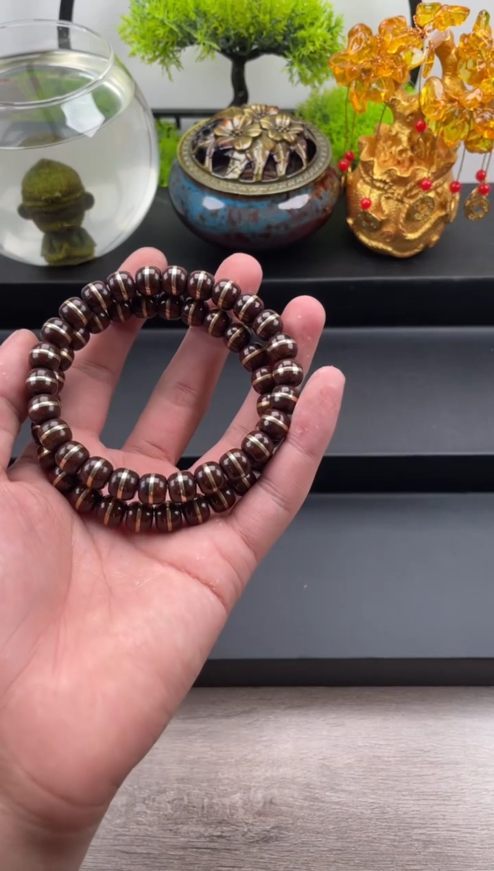紫金鼠手串紫金鼠一线天二代27号