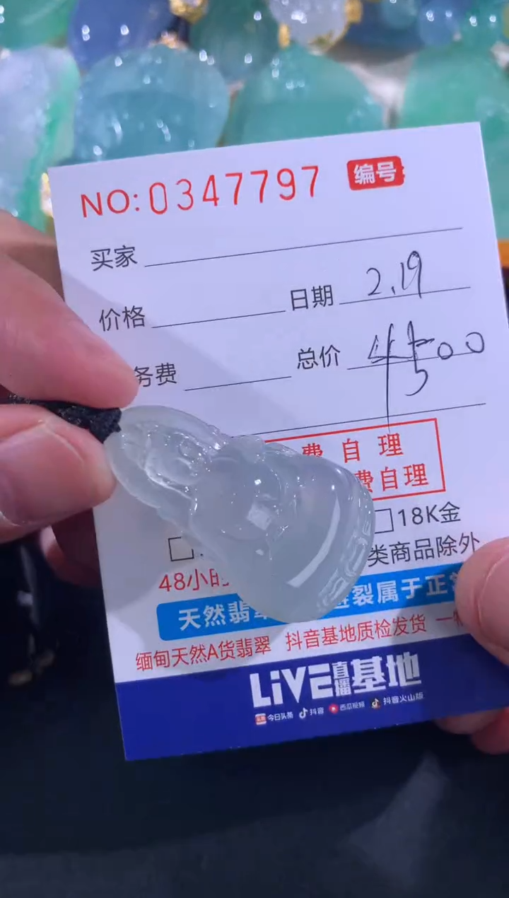 【闪购商品】翡翠颈饰未镶嵌天然A货翡翠