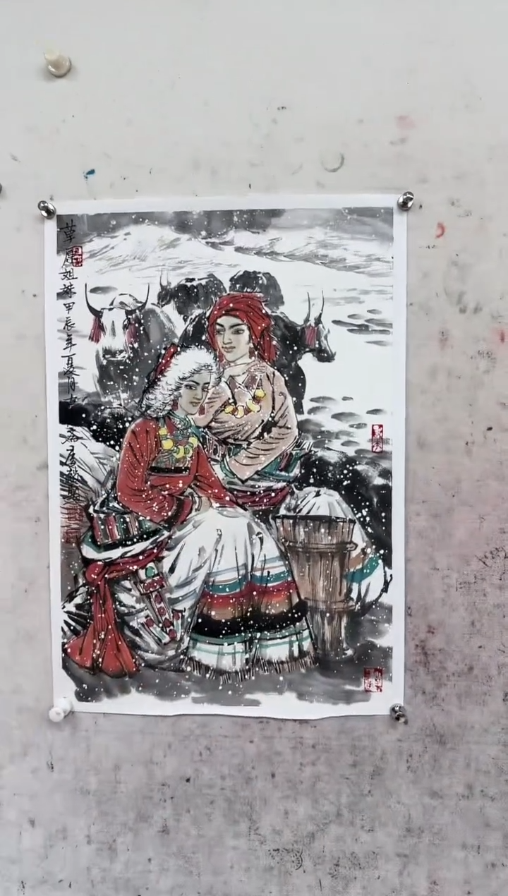 【闪购商品】国画天津人美-李毅画作2.7平尺