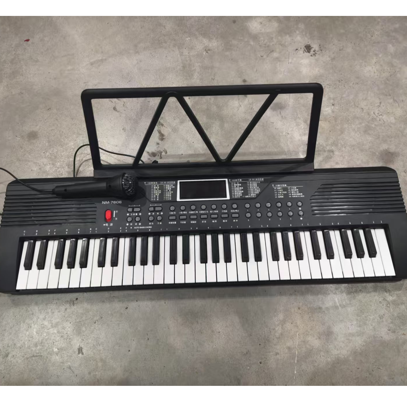 61键多功能教学电子钢琴初学琴双键盘电子琴