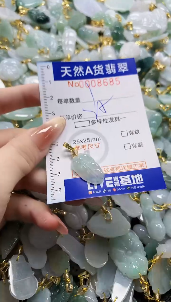 颈饰未镶嵌翡翠天然A货翡翠