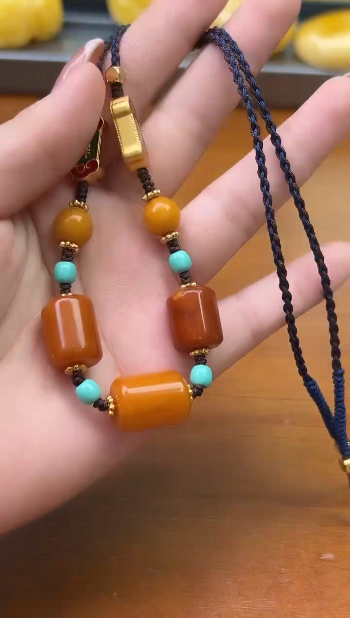 未镶嵌琥珀裸石琥珀蜜蜡吊坠