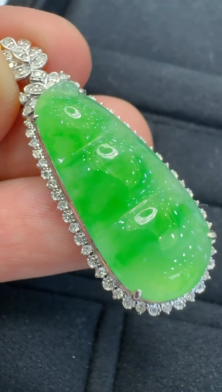 【闪购商品】翡翠吊坠(不含链)18K金镶嵌多样性团购发一件