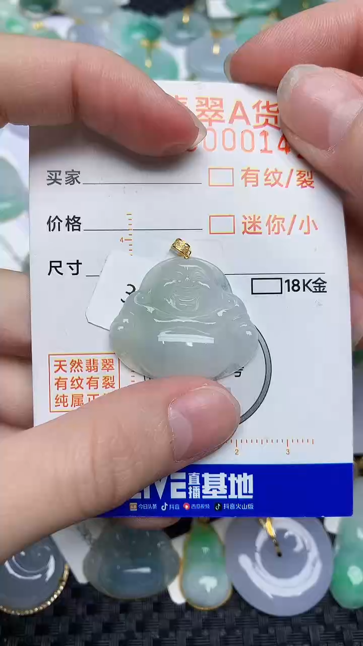 【闪购商品】翡翠颈饰18K金镶嵌56161651