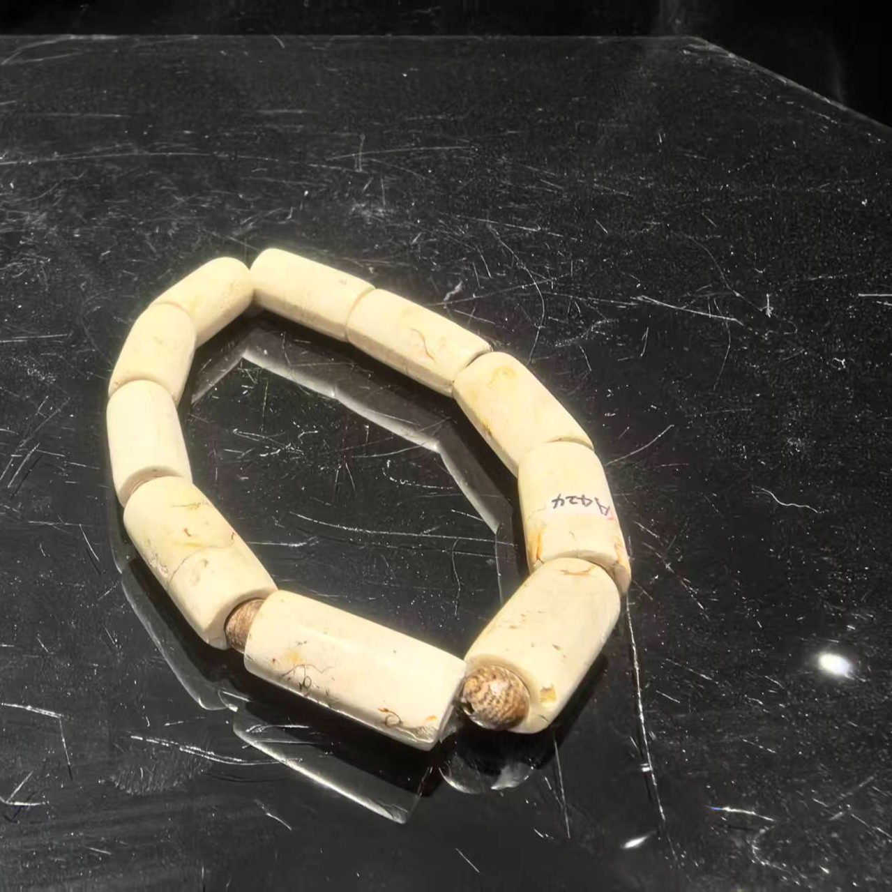 和田玉地方玉素管珠