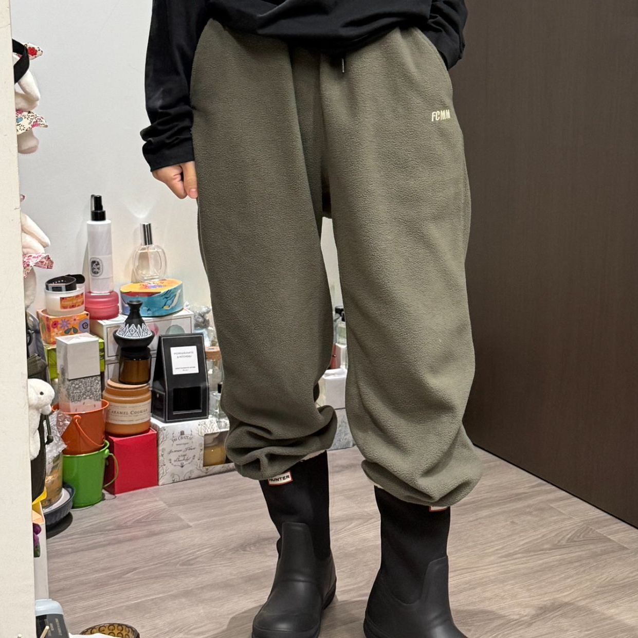 25531 秋冬抓绒休闲裤女