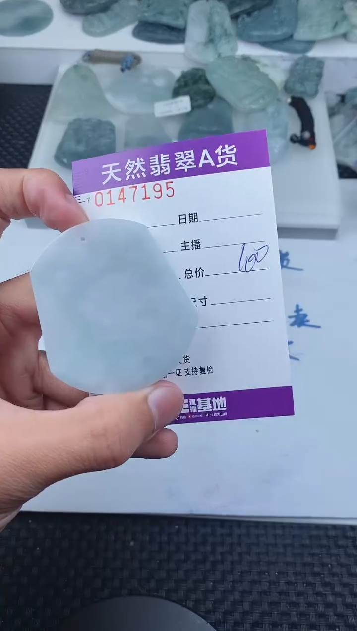 翡翠未镶嵌颈饰       196