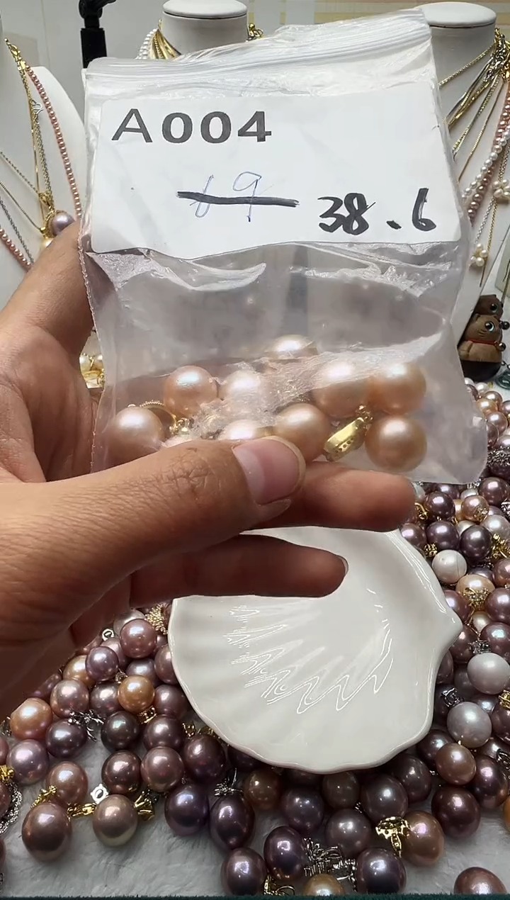 颈饰合金淡水珍珠004
