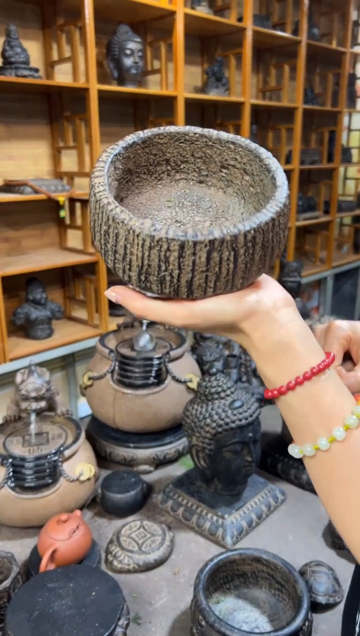 陶土【火山泥】小石钵