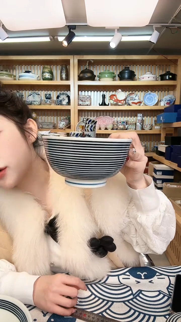 【闪购商品】盘蓝驹16.5cm进口面碗一个