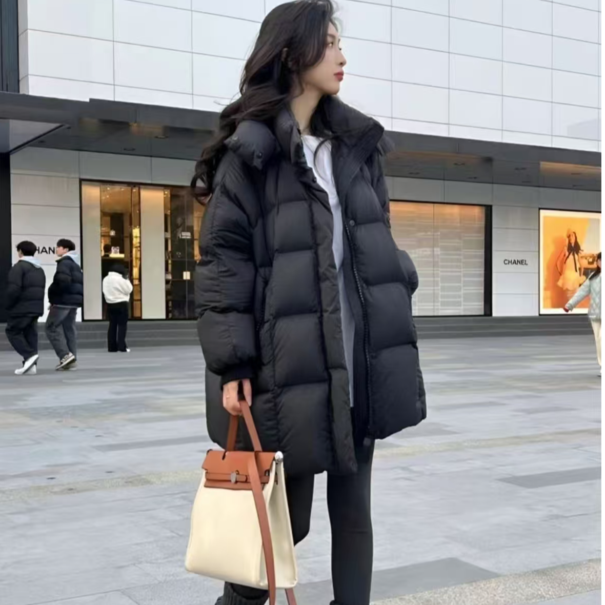 轻奢小众【城市假日】冬季新款鹅绒羽绒服0601