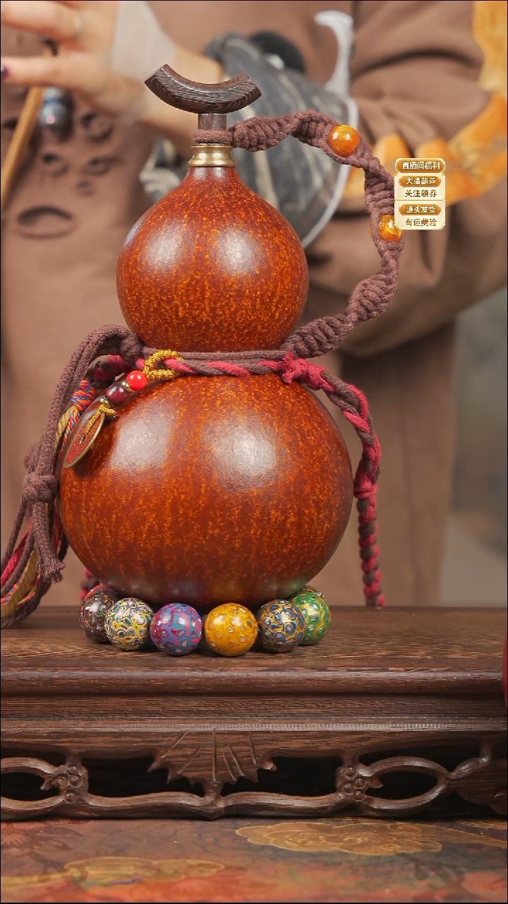 WA037藏绳款葫芦不包手串