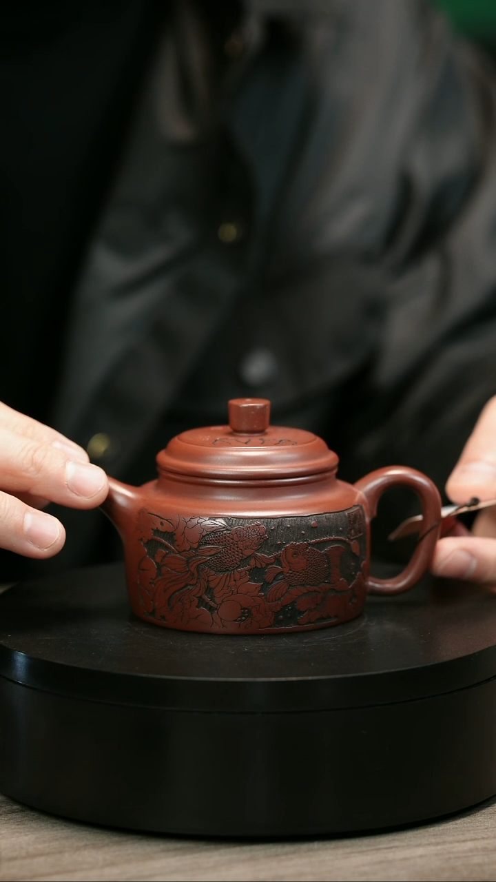 茶壶紫砂安***6H2419李發香龙血砂荷气生财德中