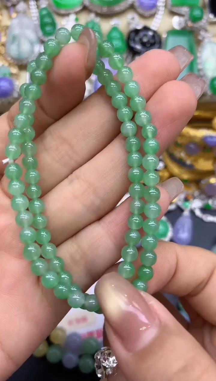 颈饰未镶嵌翡翠189-中国好珍宝