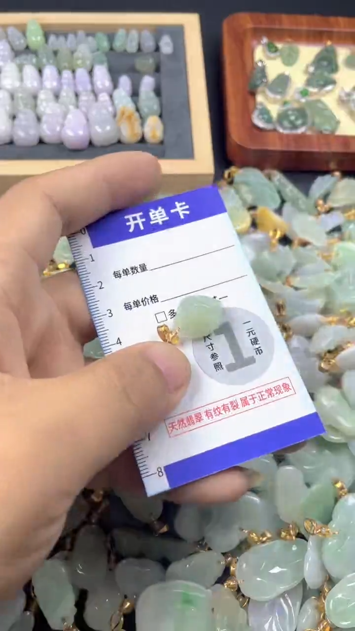 颈饰未镶嵌翡翠天然A货翡翠