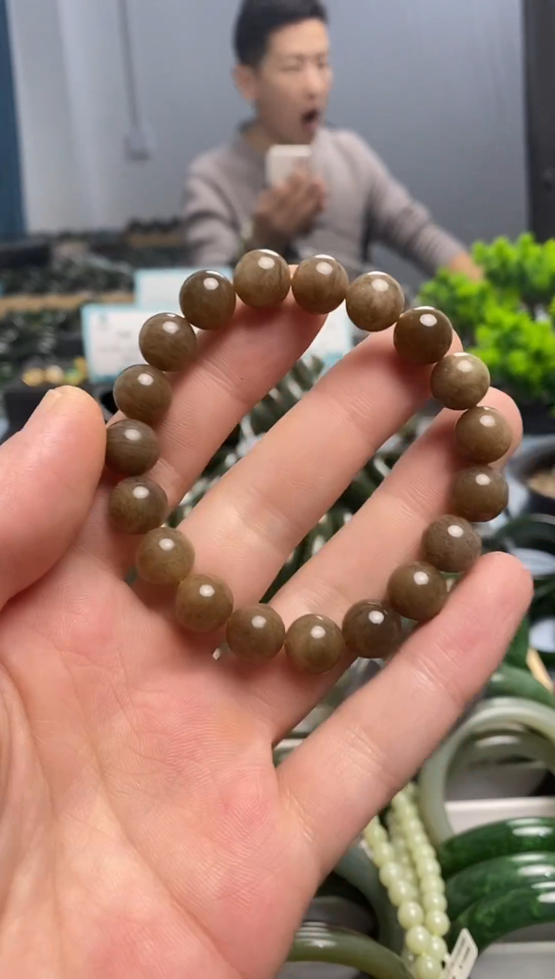 未镶嵌手镯和田玉10mm