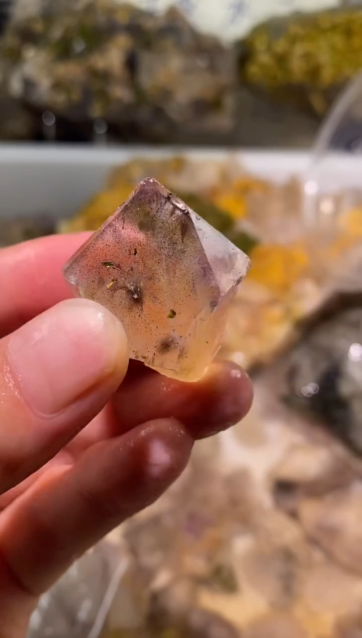 未镶嵌珠宝半成品水晶36号羽毛发四川超七花园水晶