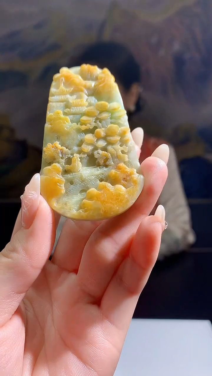 【闪购商品】翡翠颈饰未镶嵌8055jj-JJ挂件15