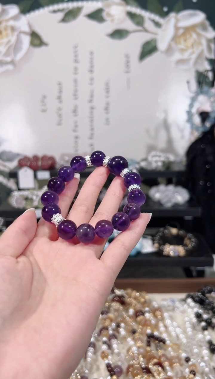 【闪购商品】水晶手链未镶嵌天然水晶默认微瑕 多样性发货发起一