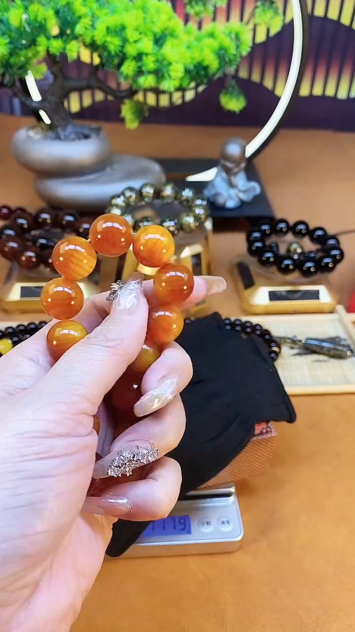 【闪购商品】贝壳杉（血龙木）手串/手链黄油血龙木16