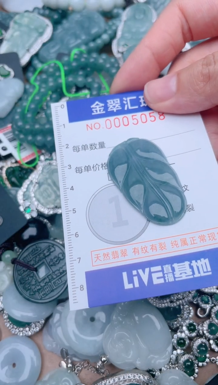 翡翠未镶嵌颈饰5058.....1