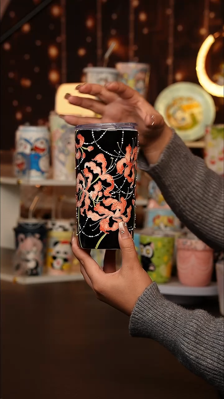 （玉泥）景德镇手工手绘文创陶瓷杯·