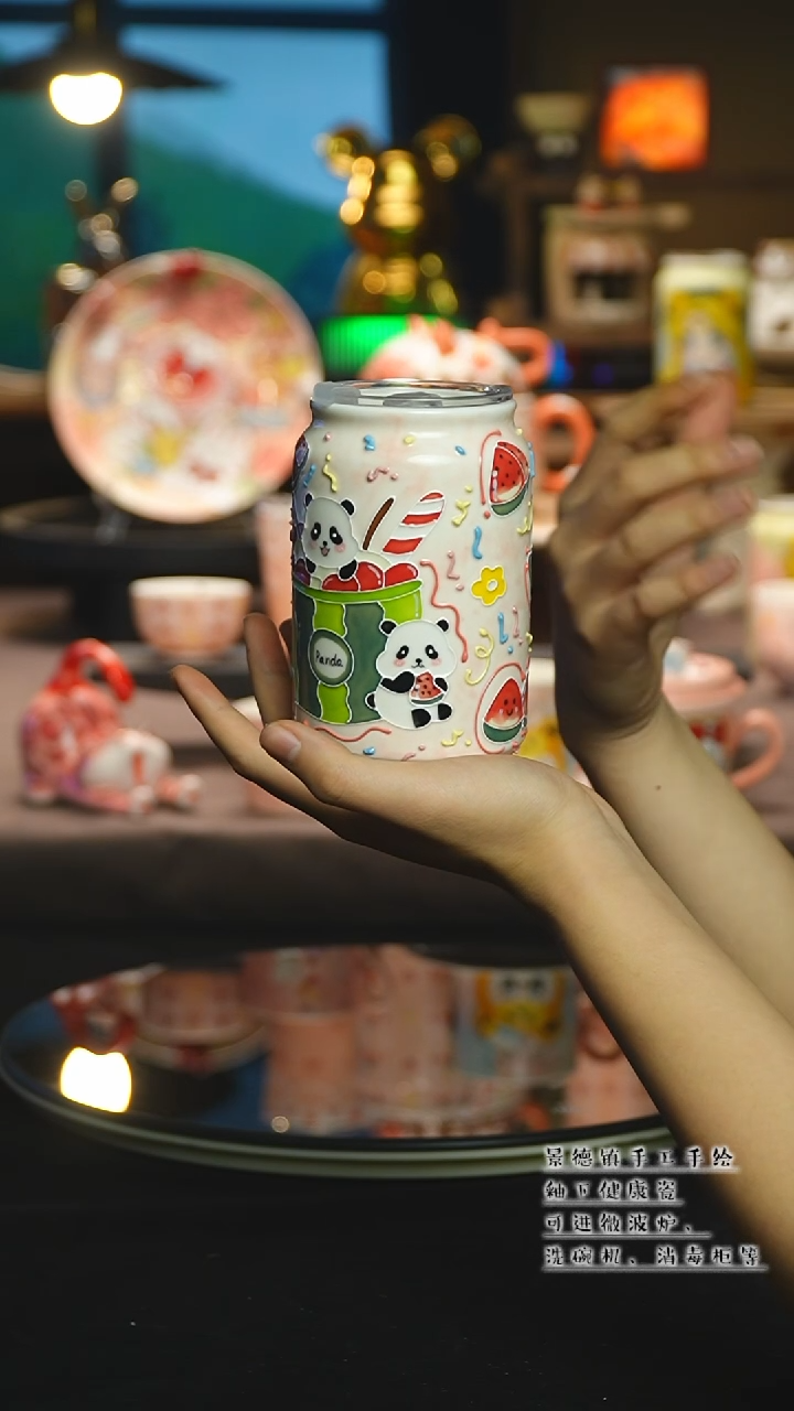 【闪购商品】杯陶瓷景德镇高温釉下彩&A805