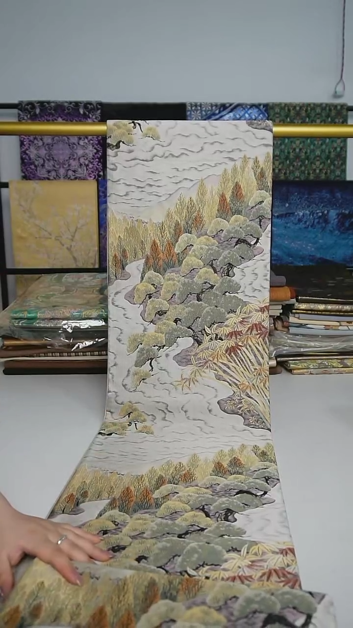 【闪购商品】织绣107 六通绍钯细密织风景特价