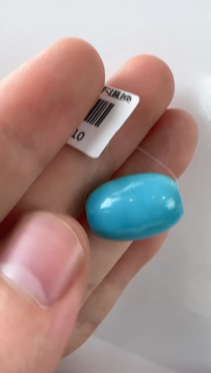 未镶嵌针钠钙石（海纹石）吊坠(不含链)海纹石桶珠