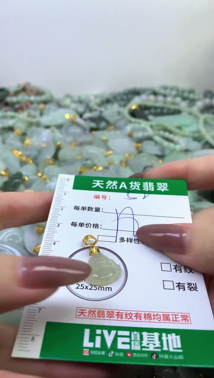 颈饰未镶嵌翡翠纯天然缅甸A货翡翠