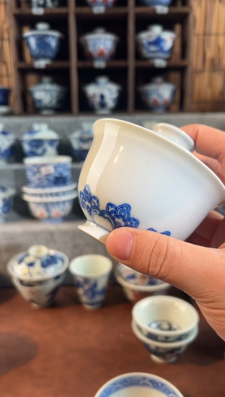 【闪购商品】944天禄言瓷的手绘茶器