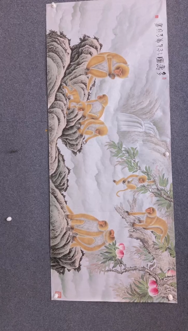 【闪购商品】国画2.2展馆-郑志宗八尺-动物128