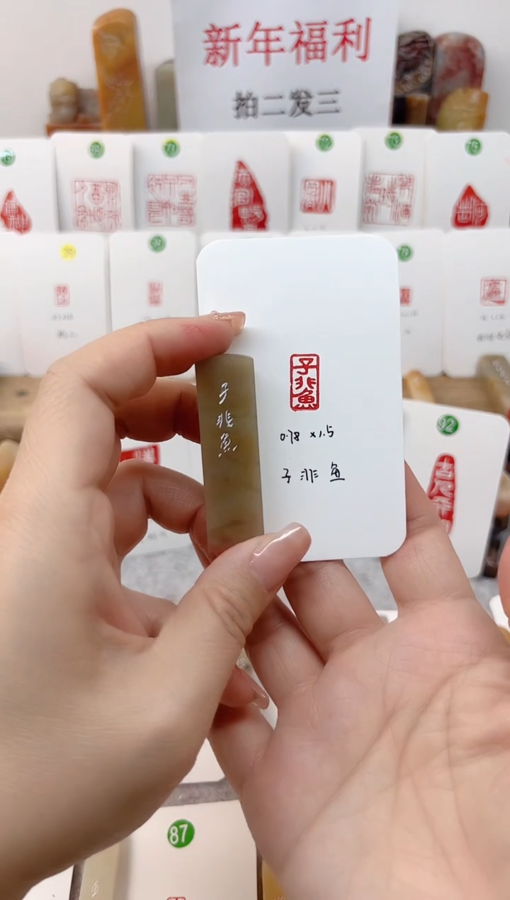 【闪购商品】伊犁石其他 子非鱼  成品闲章