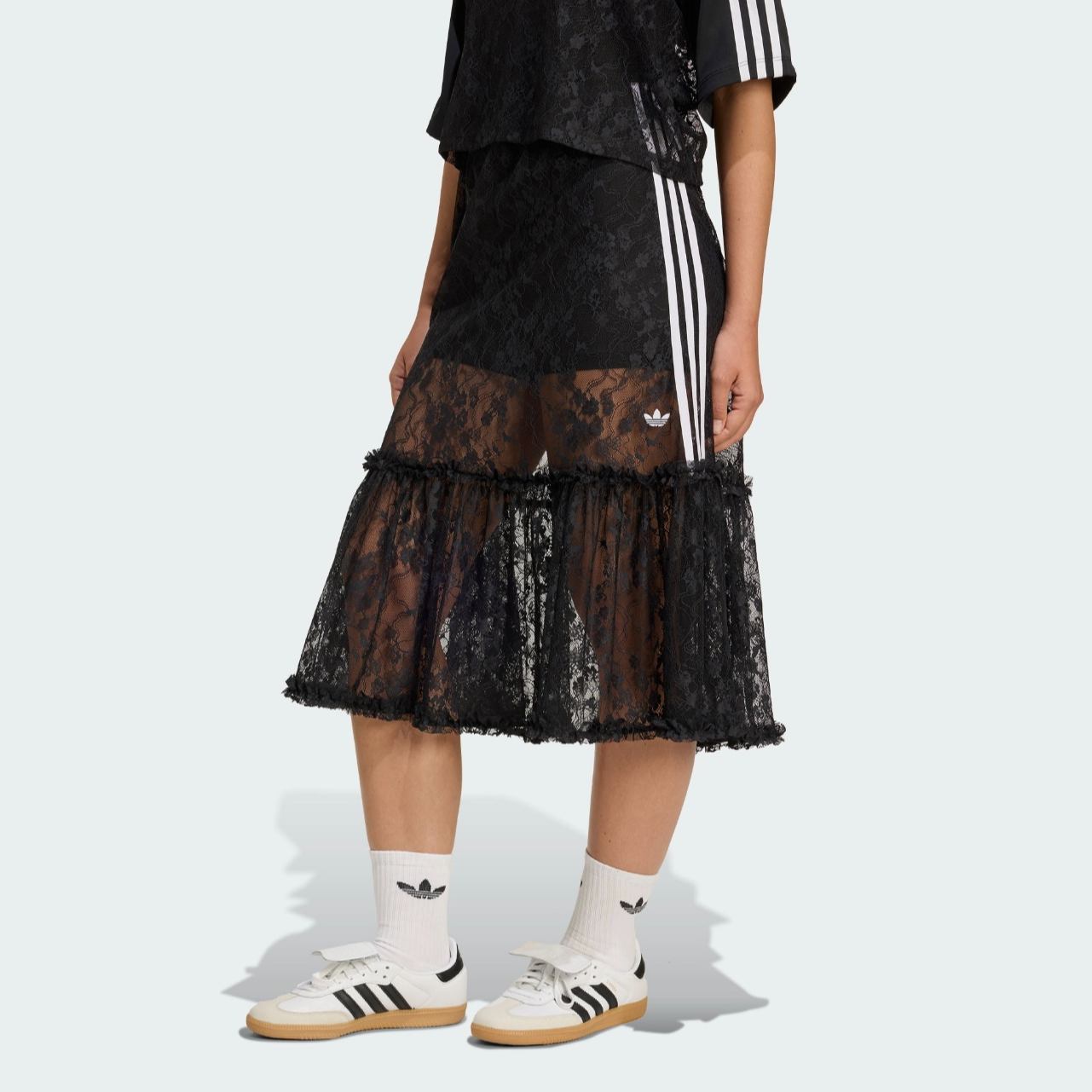【滔搏联动】Adidas阿迪达斯三叶草女子SKIRT休闲针织长裙KD2289
