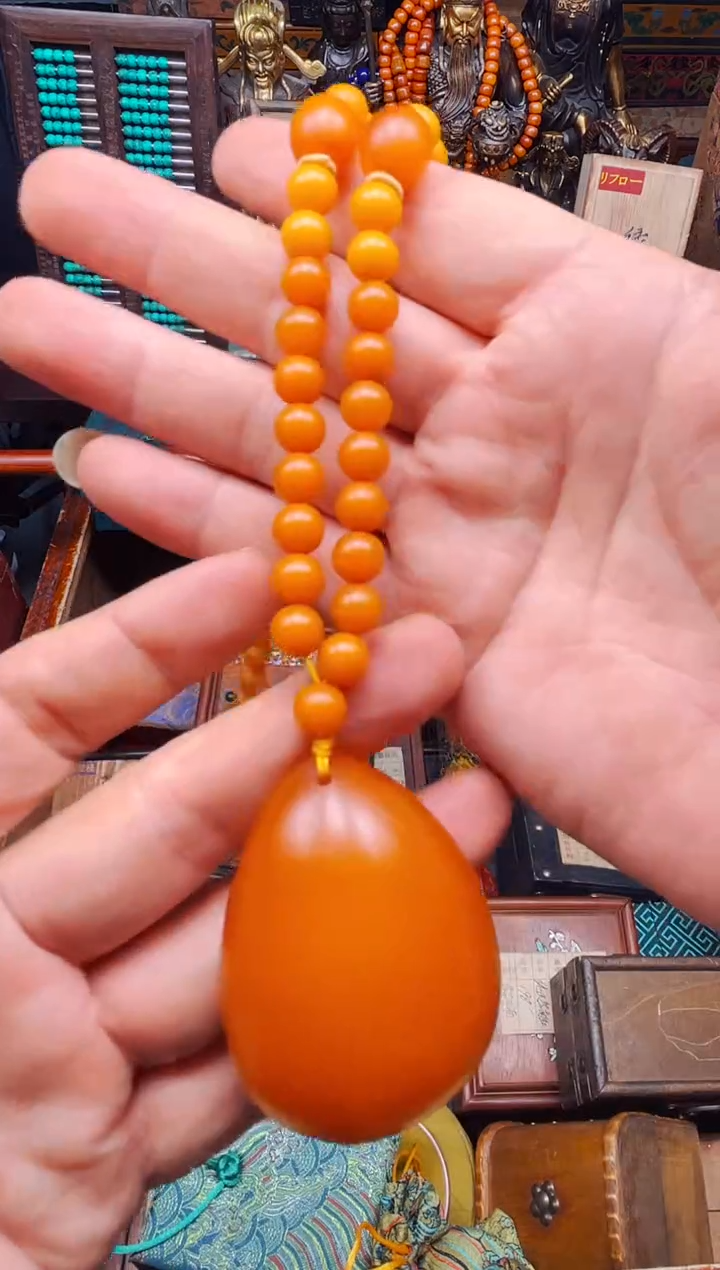 未镶嵌颈饰蜜蜡安哥精品精选链接R53